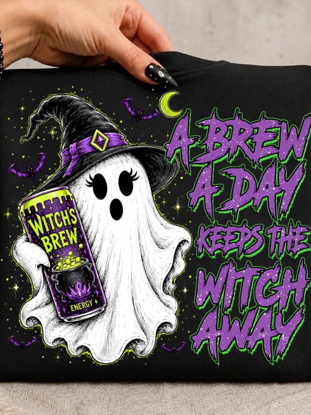 “A Brew A Day Keeps The Witch Away” T-Shirt
